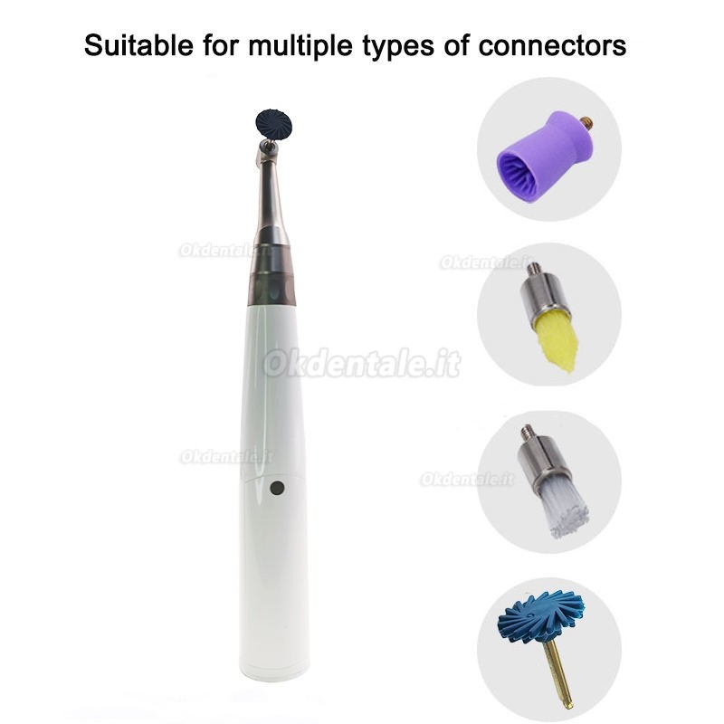 Manipolo per profilassi dentale con contrangolo 4:1 + cono nasale